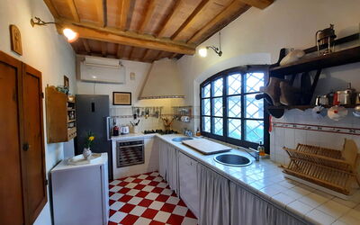 Villa delle Palme: Cucina, Vista Panoramica