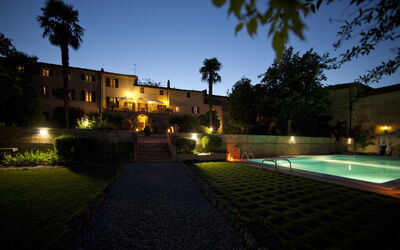 Villa delle Palme: Giardino, Piscina