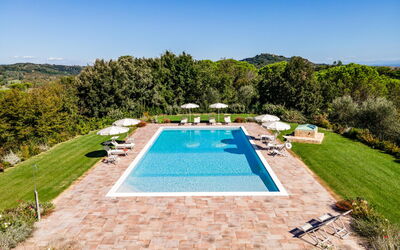 Peccioli Villa with Private Pool, Ac and Privacy: Herfst, Lente, Zomer, zwembad