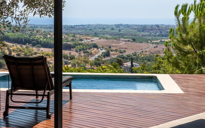 Villa Querida: Kamer details, zwembad