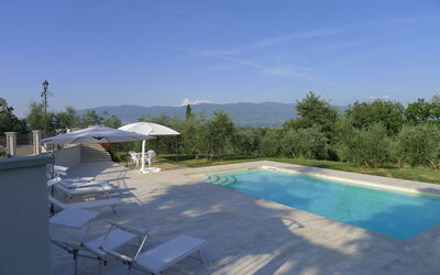 Villa Gaville: bassin, Vues