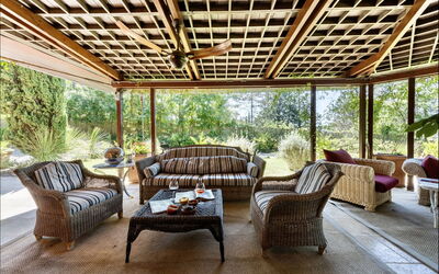 Villa Barbarella: Balcon / Terrasse / Patio, Été, Extérieur