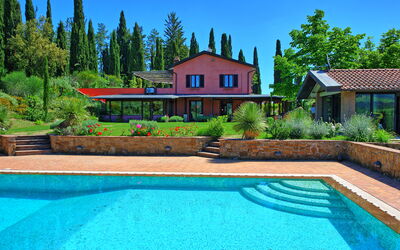 Villa Barbarella: bassin, Extérieur, Jardin
