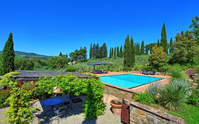 Villa Barbarella: Balcon / Terrasse / Patio, bassin, Extérieur, Jardin, Vues