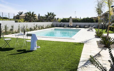 Villa Berbaro: bassin, Extérieur, Extérieurs, Jardin