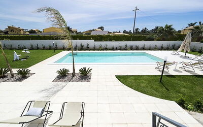 Villa Berbaro: bassin, Extérieur, Extérieurs, Jardin