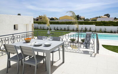 Villa Berbaro: bassin, Extérieur, Extérieurs, Jardin