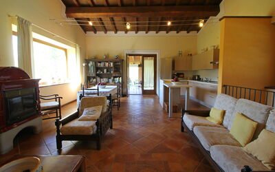 Capanna del Pastore: Kitchen, Living Room