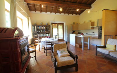 Capanna del Pastore: Kitchen, Living Room
