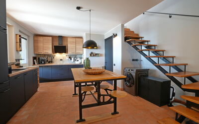 Villa di Confine: Kitchen