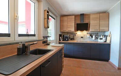 Villa di Confine: Kitchen