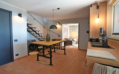 Villa di Confine: Kitchen