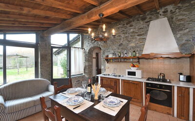 Casa Antelminelli: Cucina, Soggiorno