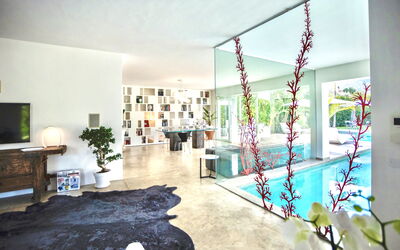 Terrasini Luxury Villa: Living Room