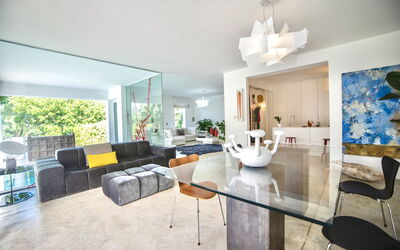 Terrasini Luxury Villa: Living Room