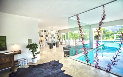 Terrasini Luxury Villa: Living Room