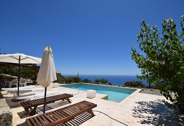 Villa Roccella Ionica, Sea View, a c: Autumn, Pool, Spring, Summer