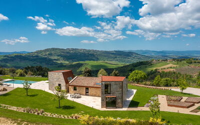 Villa Velari in Volterra with Private Pool, Ac: Automne, bassin, Été, Jardin, Printemps