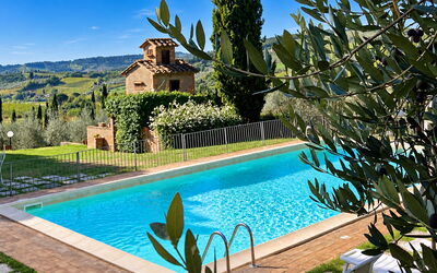 La Tesa Country House with Pool S. Gimignano: Autumn, Pool, Spring, Summer