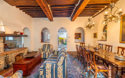 Villa Pietrafitta: Lunchroom, Woonkamer