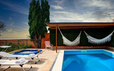 Villa Sorrentina with Panoramic Terrace: Autumn, Pool, Spring, Summer, Winter