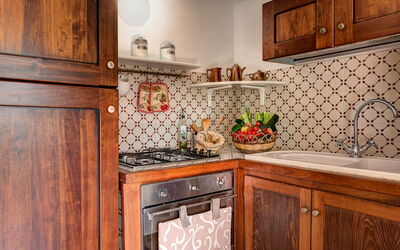 Villa Sorrentina with Panoramic Terrace: Autumn, Kitchen, Spring, Summer, Winter