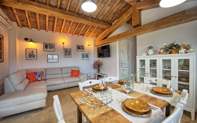 Casa Andrea: Cucina, Sala da pranzo, Soggiorno