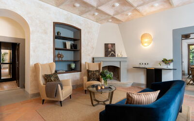 Luxury Villa Basilio, Chianti: Automne, Été, Printemps, Salon