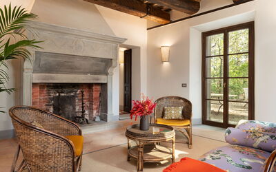 Luxury Villa Basilio, Chianti: Automne, Été, Printemps, Salon
