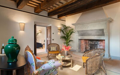 Luxury Villa Basilio, Chianti: Automne, Été, Printemps, Salon