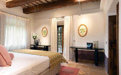 Luxury Villa Basilio, Chianti: Automne, chambre à coucher, Été, Printemps
