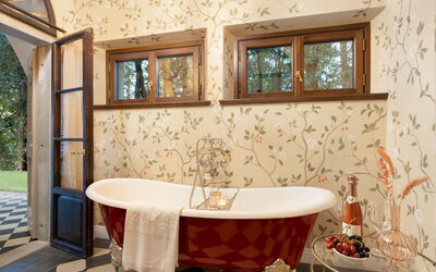 Luxury Villa Basilio, Chianti: Automne, Été, Printemps, Salle de bain