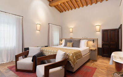 Luxury Villa Basilio, Chianti: Automne, chambre à coucher, Été, Printemps