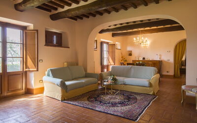 Villa Il Sasso: Living room