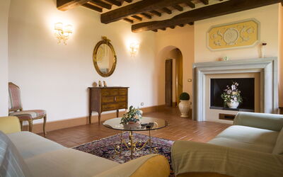 Villa Il Sasso: Living room