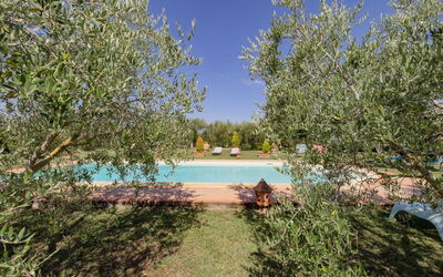 Villa Merida: Tuin, zwembad