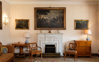 Villa la Gallese: Dining Room, Living Room