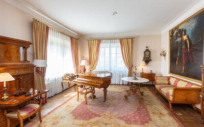 Villa la Gallese: Dining Room, Living Room