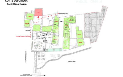 Carlottina Rossa - Romantic Room - Corte dei Granai