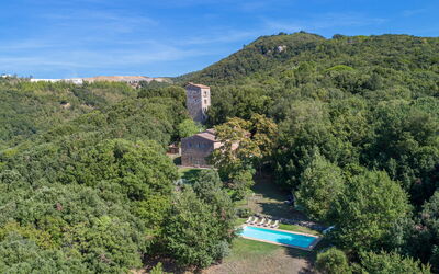 Villa Linchiano: all'aperto, Piscina