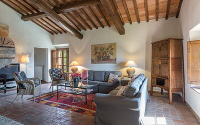 Villa Belvedere: Woonkamer