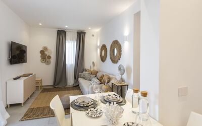 Villa Vitara: Keuken, Lunchroom, Woonkamer