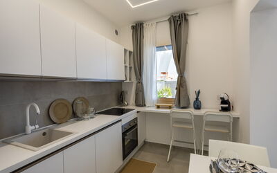 Villa Vitara: Keuken, Lunchroom, Woonkamer