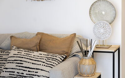 Villa Vitara: Keuken, Lunchroom, Woonkamer