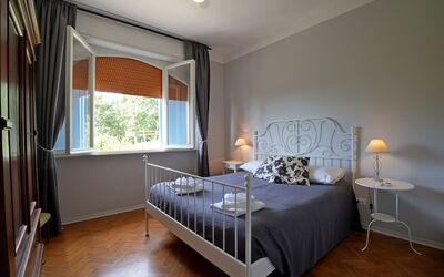 Villa Corsanico: slaapkamer