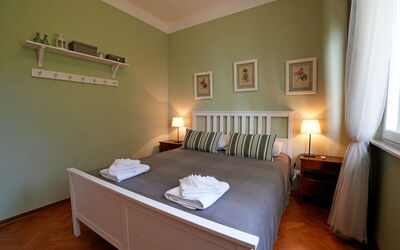 Villa Corsanico: slaapkamer