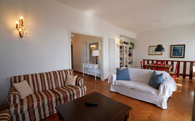 Villa Corsanico: Woonkamer