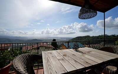 Villa Corsanico: Balkon / terras / patio