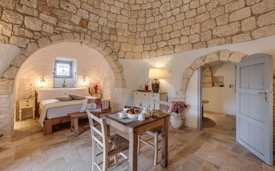 Masseria le Monache: Bagno, Camera da letto, Dettagli della stanza, Primavera, Vista Panoramica