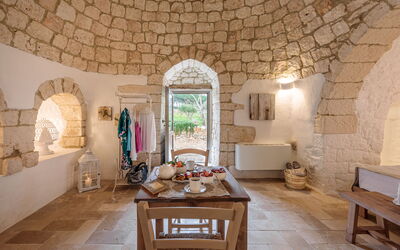 Masseria le Monache: Bagno, Camera da letto, Dettagli della stanza, Primavera, Vista Panoramica